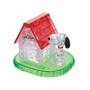 3D CRYSTAL PUZZLE, SNOOPY & HOUSE